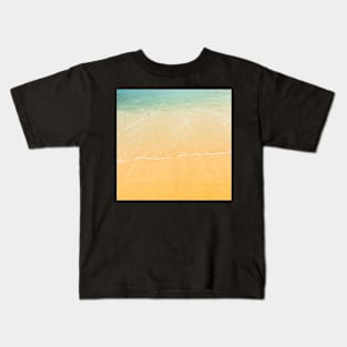 Tropical Beach Water Sand Kids T-Shirt